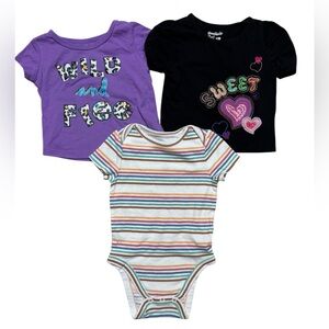 Baby girl Tops Bundle | 12M | garanimals and more